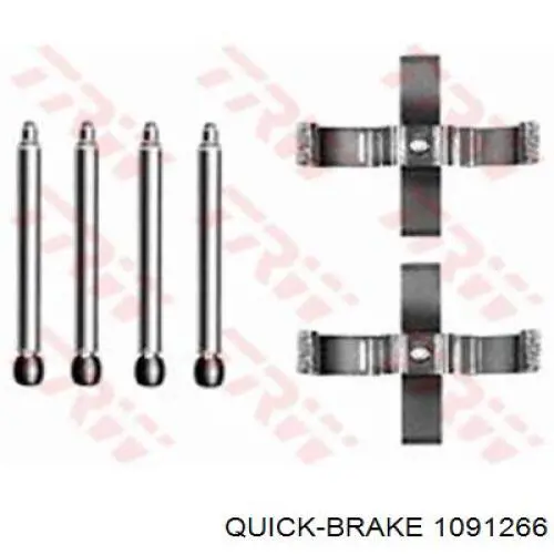Купити 1091266 Quick Brake Ремкомплект гальмівних колодок