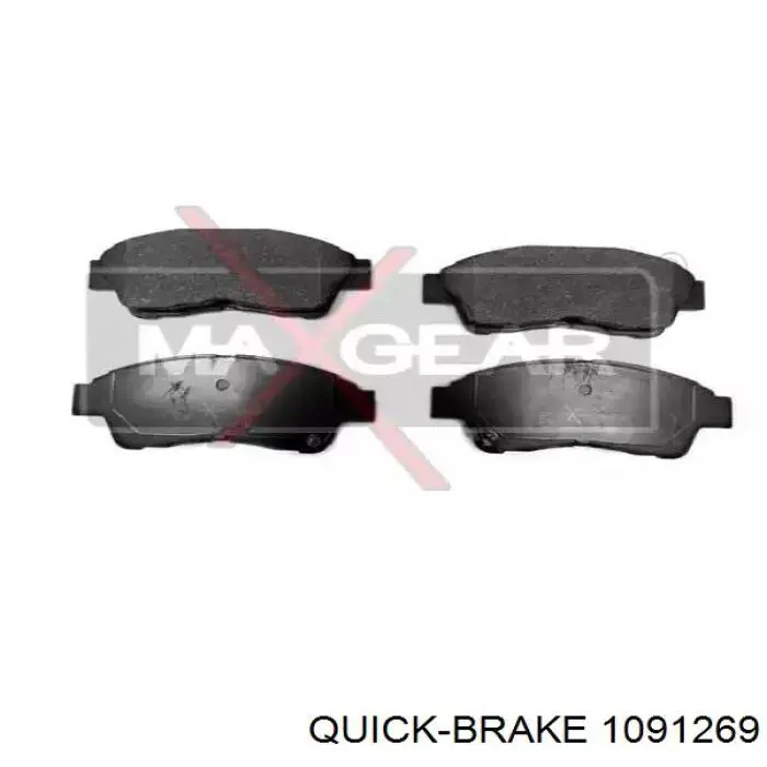 1091269 Quick Brake ремкомплект гальмівних колодок