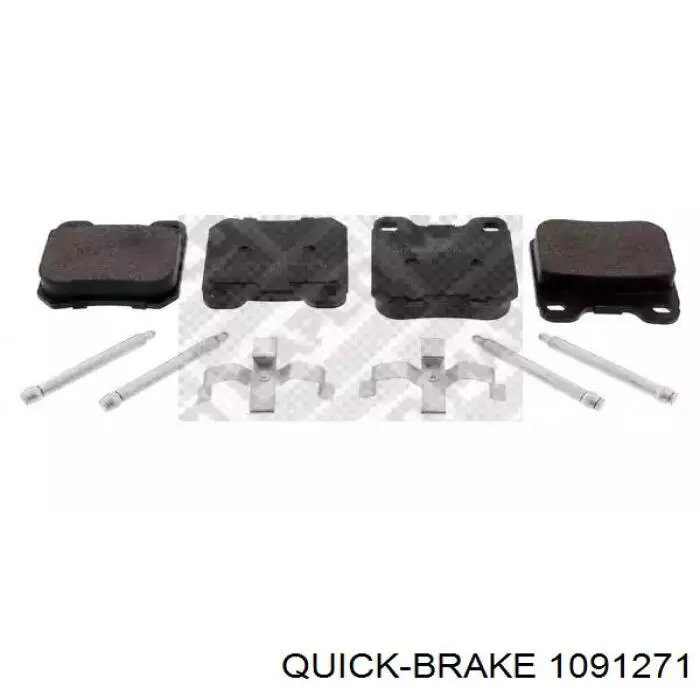 Ремкомплект гальмівних колодок 1091271 Quick Brake