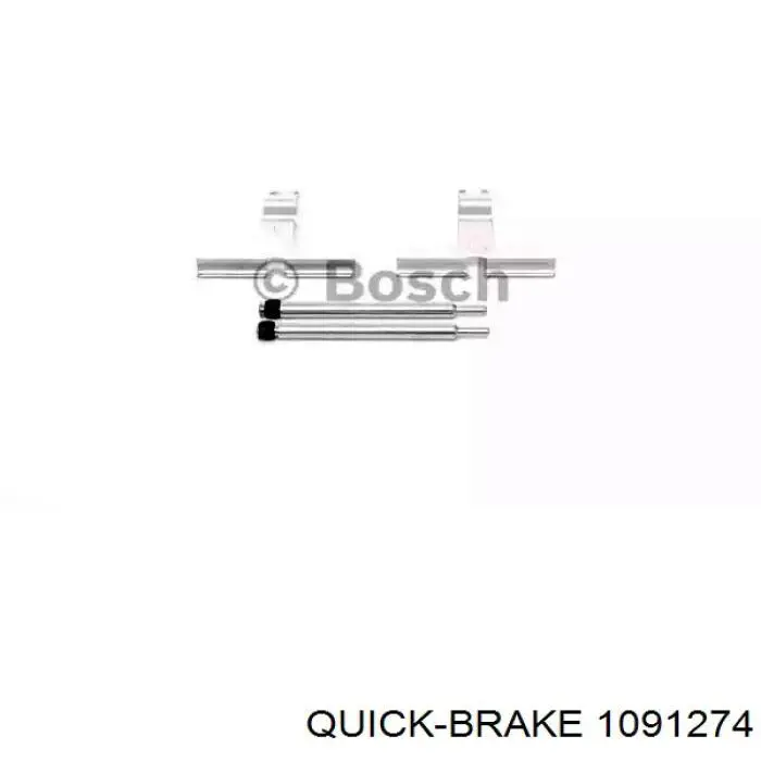 1091274 Quick Brake Комплект пружинок кріплення дискових колодок, передніх