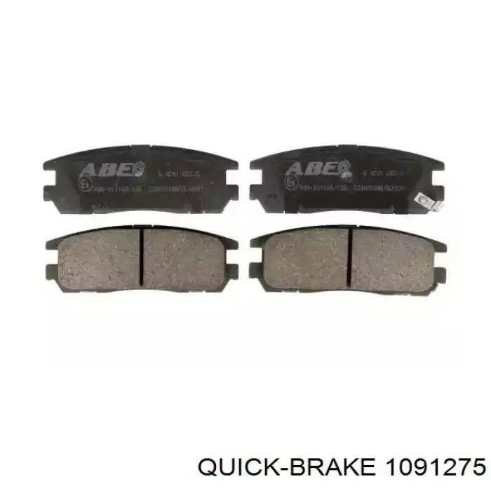 Ремкомплект гальмівних колодок 1091275 Quick Brake