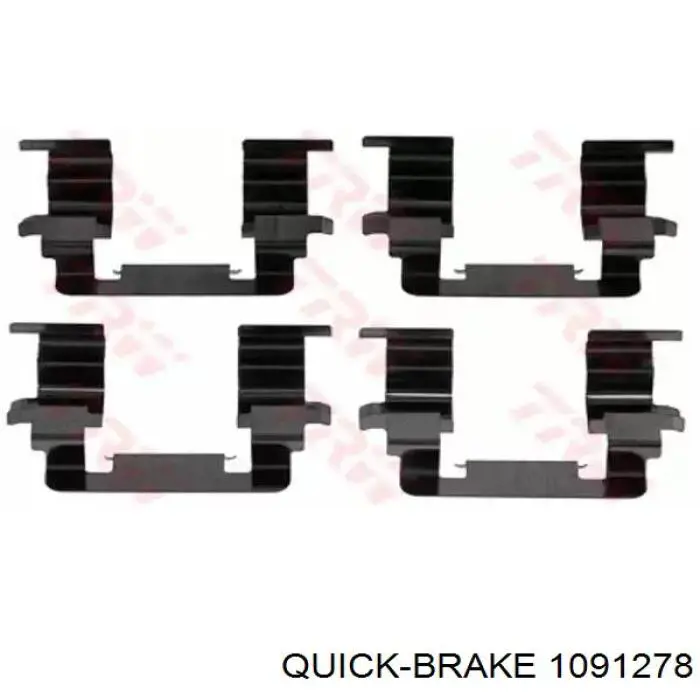1091278 Quick Brake комплект пружинок кріплення дискових колодок, передніх