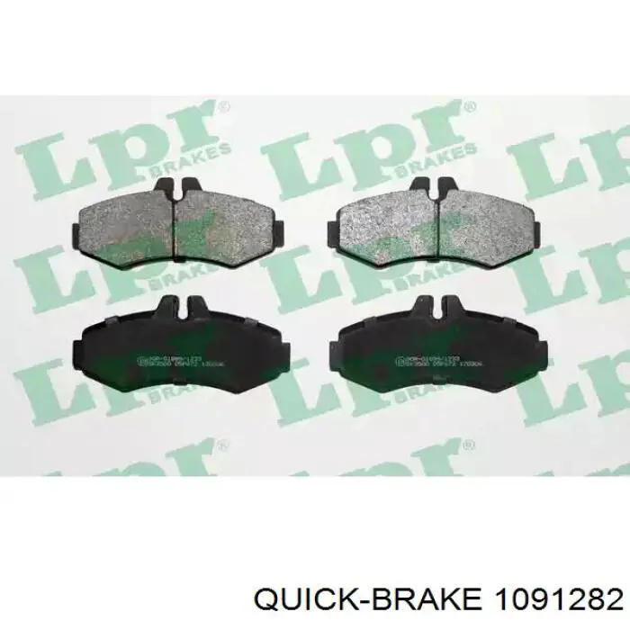 Комплект пружинок кріплення дискових колодок, передніх 1091282 Quick Brake