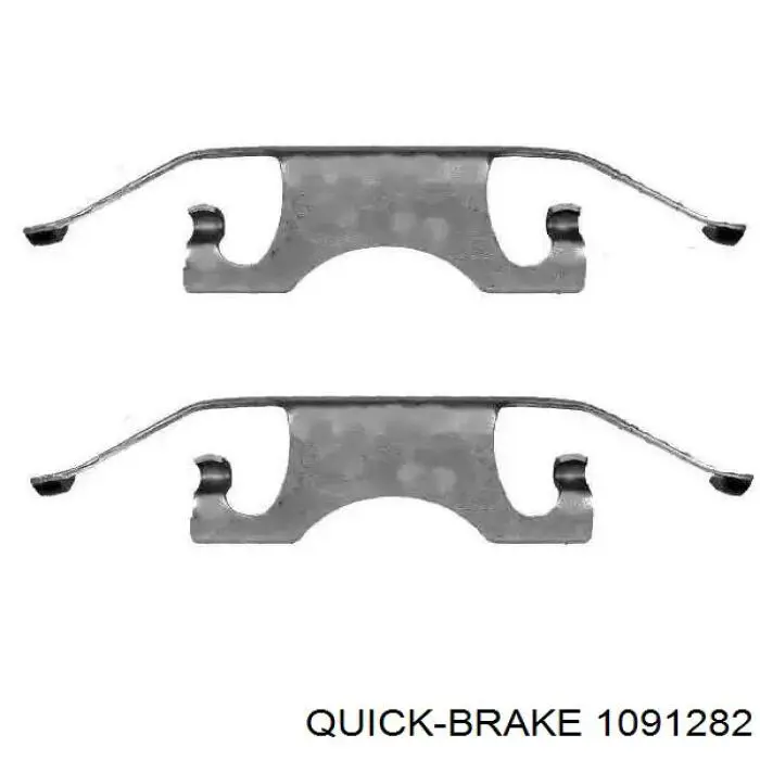 Комплект пружинок кріплення дискових колодок, передніх Quick Brake 1091282 ціна, від 2.82 USD