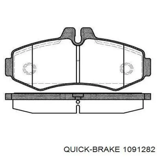 Купити 1091282 Quick Brake Комплект пружинок кріплення дискових колодок, передніх