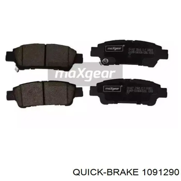 1091290 Quick Brake Комплект пружинок кріплення дискових колодок, задніх