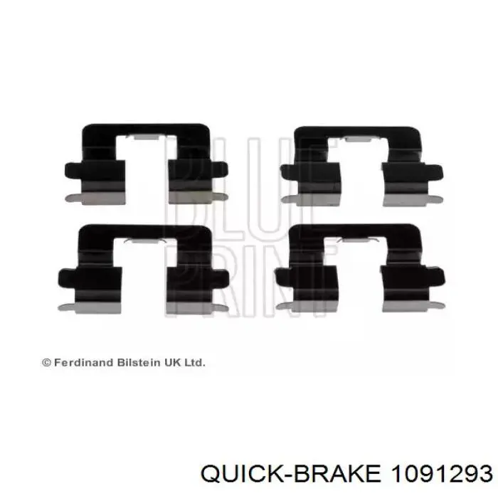 Купити 1091293 Quick Brake Комплект пружинок кріплення дискових колодок, передніх