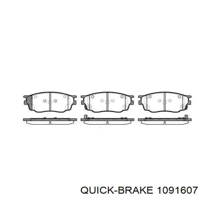 Тормозні колодки Quick Brake 1091607