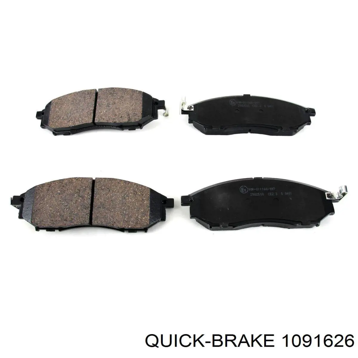 1091626 Quick Brake Комплект пружинок кріплення дискових колодок, передніх