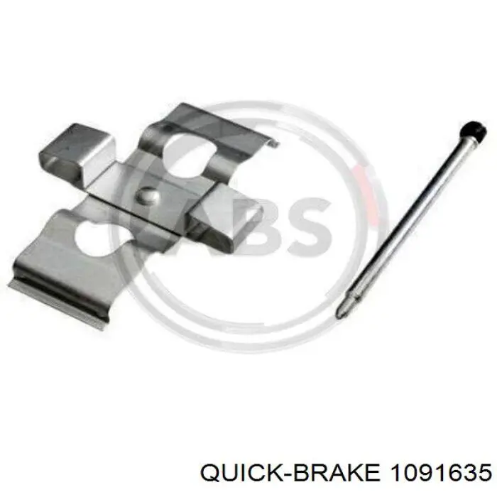 Купити 1091635 Quick Brake Комплект пружинок кріплення дискових колодок, передніх