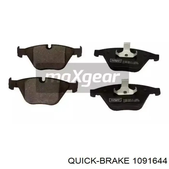 Комплект пружинок кріплення дискових колодок, передніх Quick Brake 1091644 ціна, від 5.91 USD