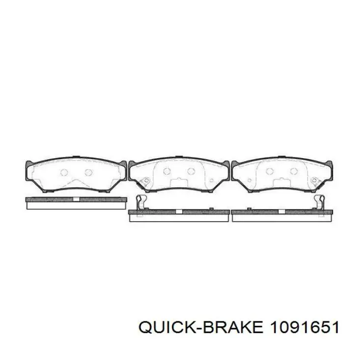  Quick Brake 1091651 ціна, від 7.25 USD