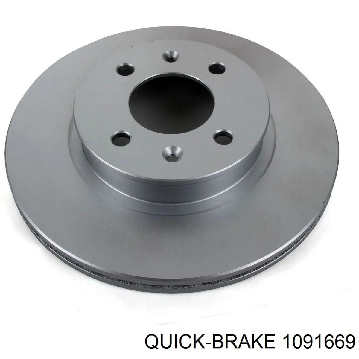 Комплект пружинок кріплення дискових колодок, передніх 1091669 Quick Brake