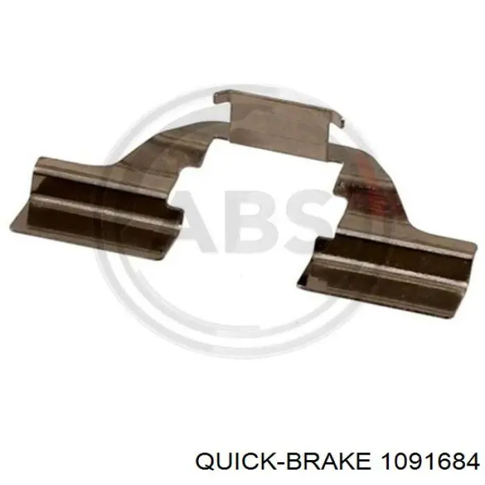 1091684 Quick Brake комплект пружинок кріплення дискових колодок, задніх