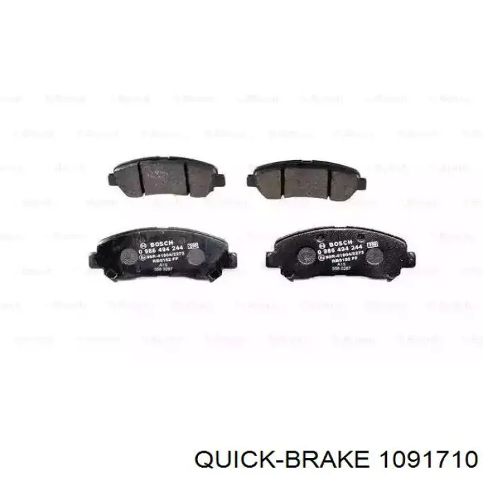 Купити 1091710 Quick Brake Комплект пружинок кріплення дискових колодок, задніх