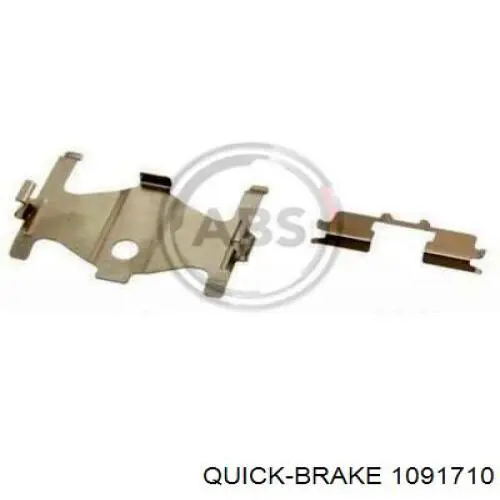 1091710 Quick Brake Комплект пружинок кріплення дискових колодок, задніх