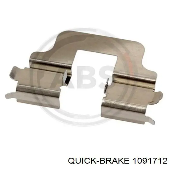 1091712 Quick Brake комплект пружинок кріплення дискових колодок, задніх