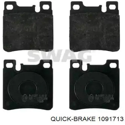 Купити 1091713 Quick Brake Ремкомплект гальмівних колодок