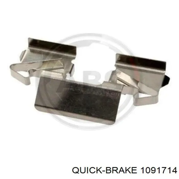 1091714 Quick Brake Комплект пружинок кріплення дискових колодок, передніх