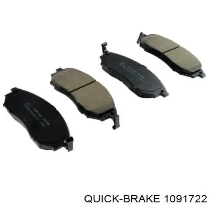 Комплект пружинок кріплення дискових колодок, передніх Quick Brake 1091722