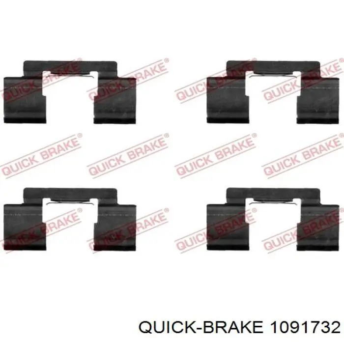Купити 1091732 Quick Brake Ремкомплект гальмівних колодок