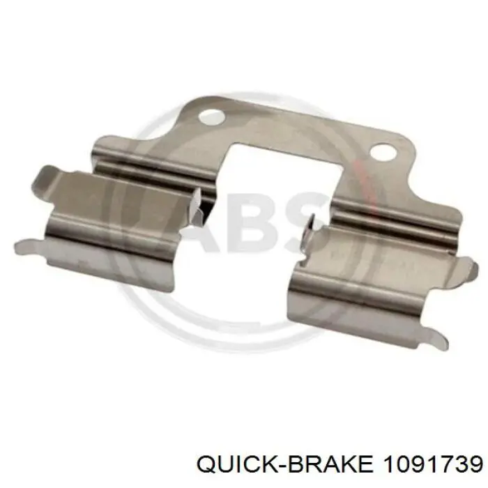Комплект пружинок кріплення дискових колодок, задніх Quick Brake 1091739 ціна, від 5.80 USD