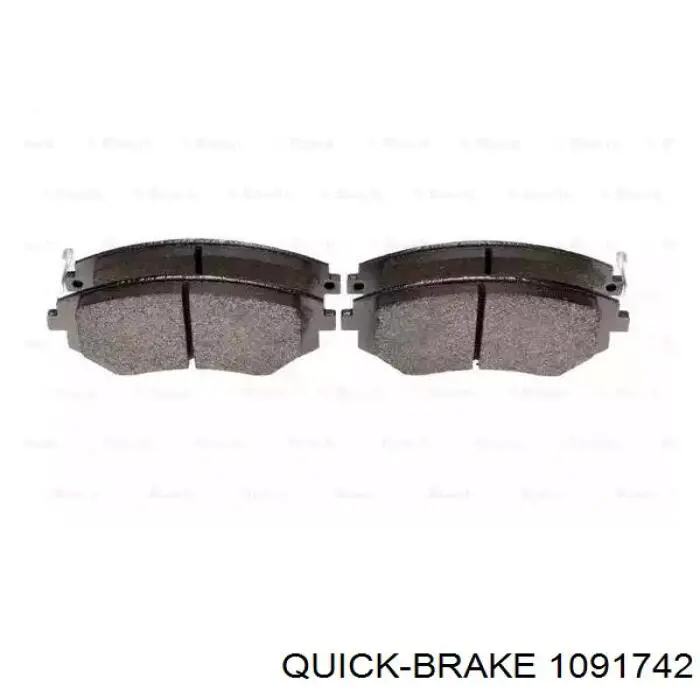 1091742 Quick Brake Комплект пружинок кріплення дискових колодок, передніх
