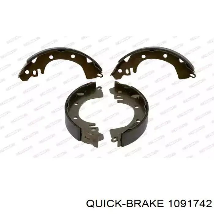 Комплект пружинок кріплення дискових колодок, передніх 1091742 Quick Brake