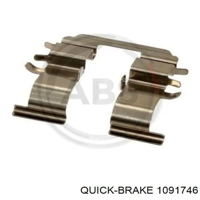 Купити 1091746 Quick Brake Комплект пружинок кріплення дискових колодок, задніх