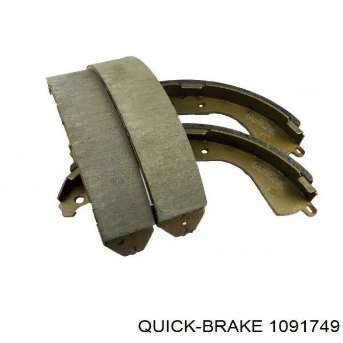 Купити 1091749 Quick Brake Пластина протискрипна кріплення гальмівної колодки, задня