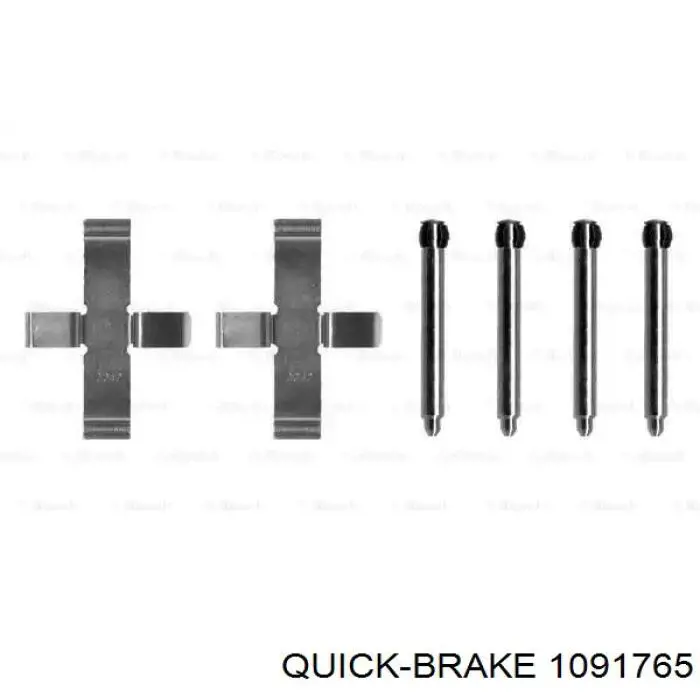 Ремкомплект гальмівних колодок Mercedes A0004215091 ціна, від 6.90 USD
