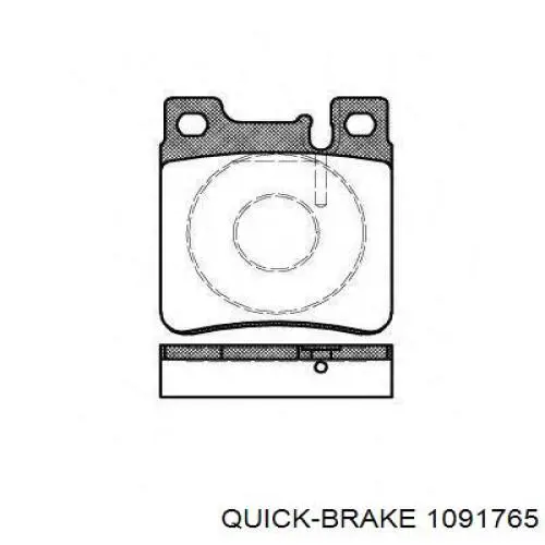 Купити A0004215091 Mercedes Ремкомплект гальмівних колодок