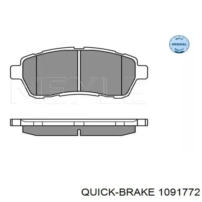 Купити 1091772 Quick Brake Комплект пружинок кріплення дискових колодок, передніх