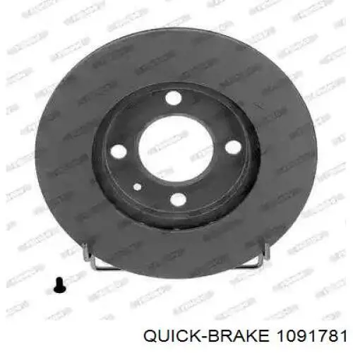 Купити 1091781 Quick Brake Комплект пружинок кріплення дискових колодок, задніх
