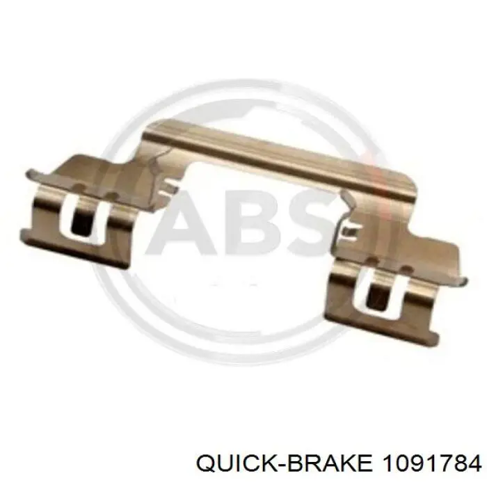1091784 Quick Brake Комплект пружинок кріплення дискових колодок, передніх