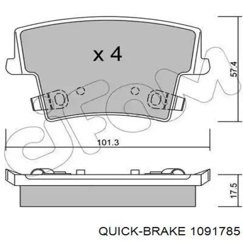  1091785 Quick Brake