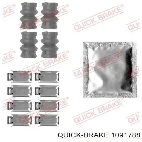 Купити 1091788 Quick Brake Ремкомплект гальмівних колодок