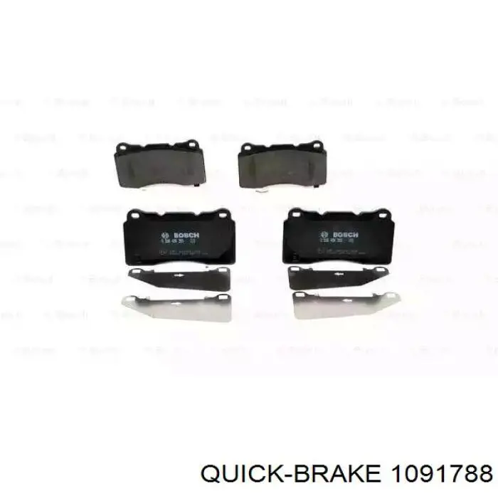 1091788 Quick Brake Ремкомплект торм. колодок