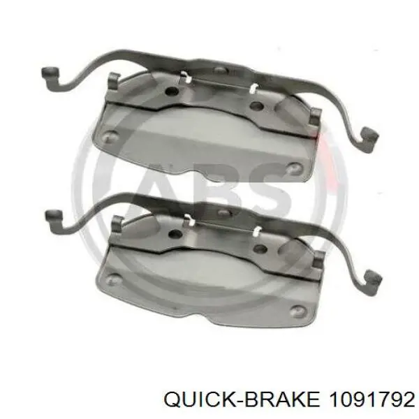 Комплект пружинок кріплення дискових колодок, передніх Quick Brake 1091792 ціна, від 18.05 USD