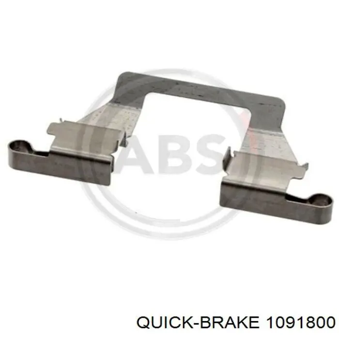 Комплект пружинок кріплення дискових колодок, задніх Quick Brake 1091800 ціна, від 8.59 USD
