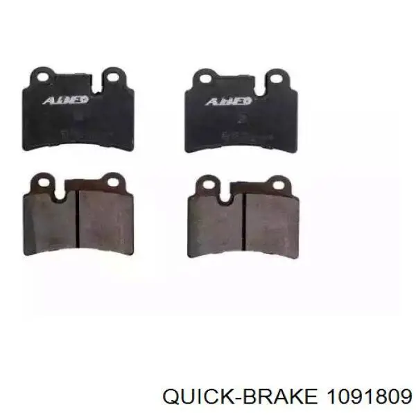 1091809 Quick Brake ремкомплект задніх гальм