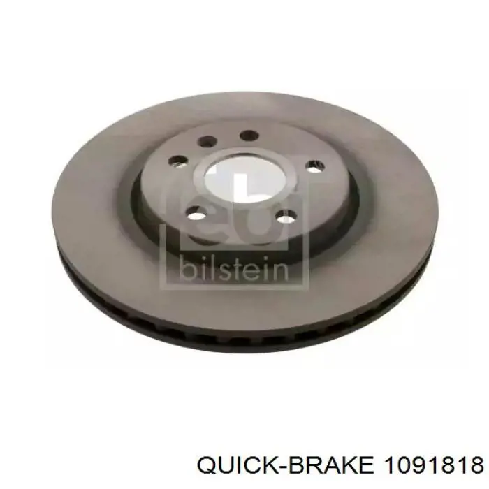 Купити 1091818 Quick Brake Комплект пружинок кріплення дискових колодок, задніх