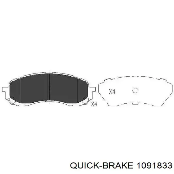 Купити 1091833 Quick Brake 