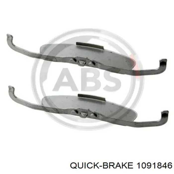 Комплект пружинок кріплення дискових колодок, передніх Quick Brake 1091846 ціна, від 8.83 USD