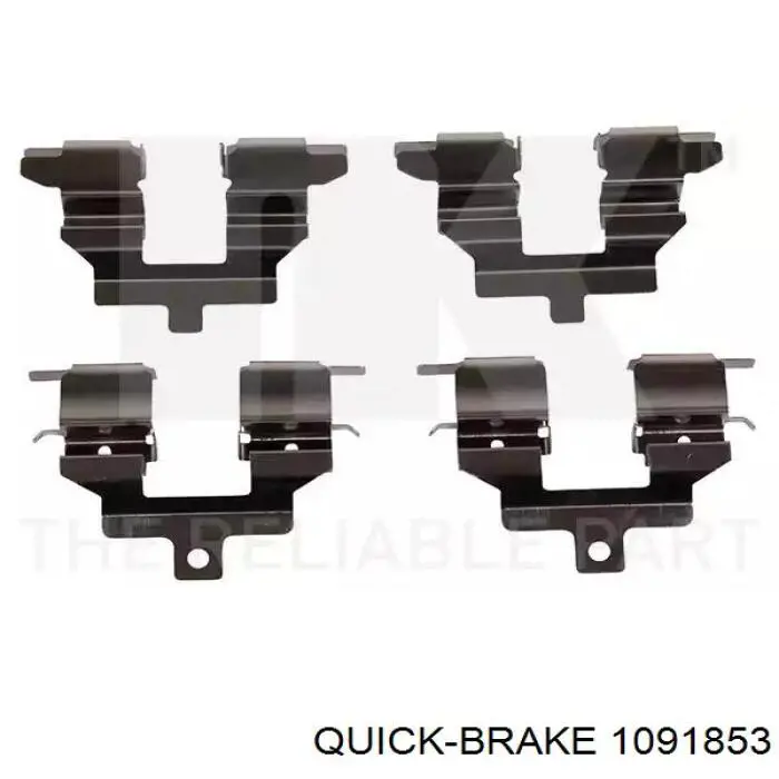Пружинна засувка супорту 1091853 Quick Brake