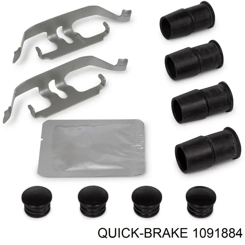 1091884 Quick Brake ремкомплект гальмівних колодок