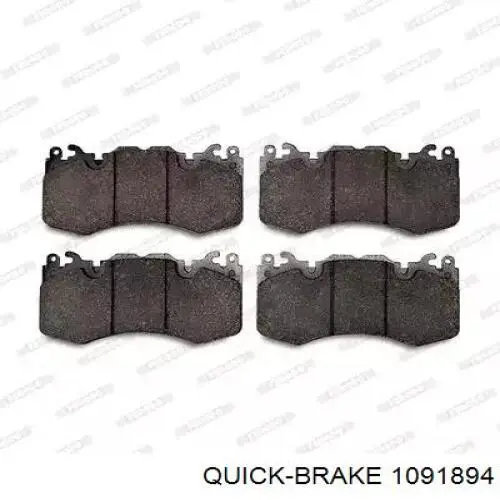 Комплект пружинок кріплення дискових колодок, передніх Quick Brake 1091894 ціна, від 25.37 USD
