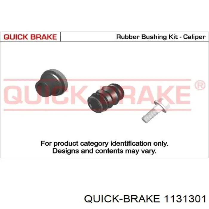 1131301 Quick Brake ремкомплект супорту гальмівного переднього