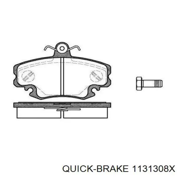 Ремкомплект суппорта гальмівного, переднього Quick Brake 1131308X