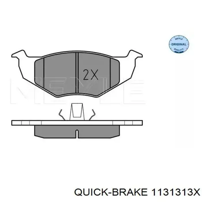 Купити 1131313X Quick Brake Направляюча супорту переднього